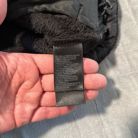 Vintage The North Face Jacket, Black, Fleece, Hooded, Pockets, Size S - Picture 8 of 10